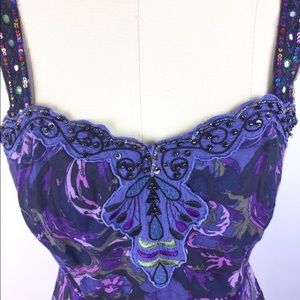 Free People Beaded Cotton Dress